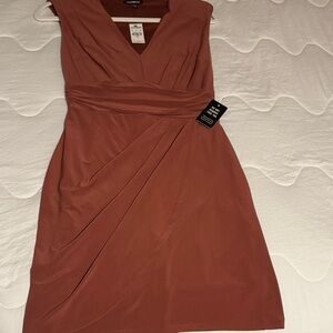 Express Terracotta Midi Dress
